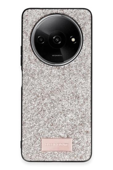 Mey İthalat®   Redmi A3 4G Bright Simli Kapak - Gold
