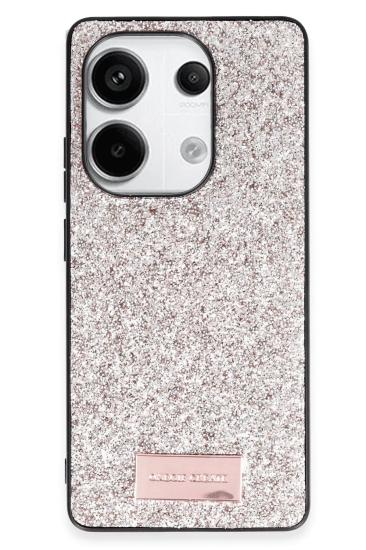 Mey İthalat®   Redmi Note 13 Pro 4G Bright Simli Kapak - Gold