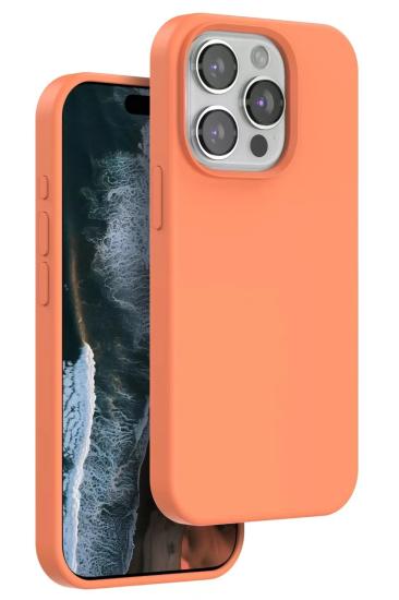 Mey İthalat®  iPhone 15 Pro Home Magsafe Kapak - Turuncu