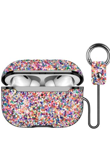 Mey İthalat®  Airpods 3 (3.nesil) Bright Simli Airpods Kapak - Gold
