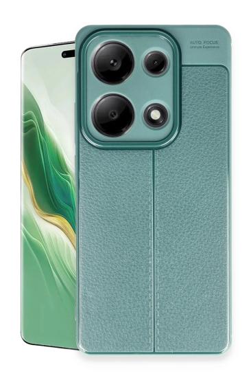 Mey İthalat®   Redmi Note 13 Pro 4G Kılıf Auto Focus Kapak - Koyu Yeşil