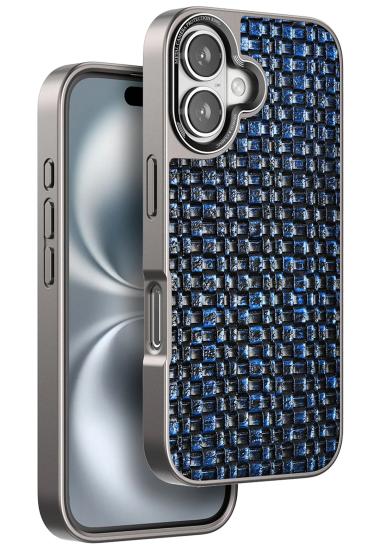 Mey İthalat®  iPhone 16 Brand Kapak - Lacivert