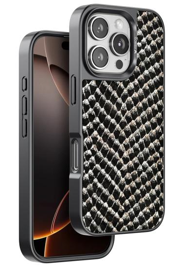 Mey İthalat®  iPhone 16 Pro Viper Kapak - Siyah