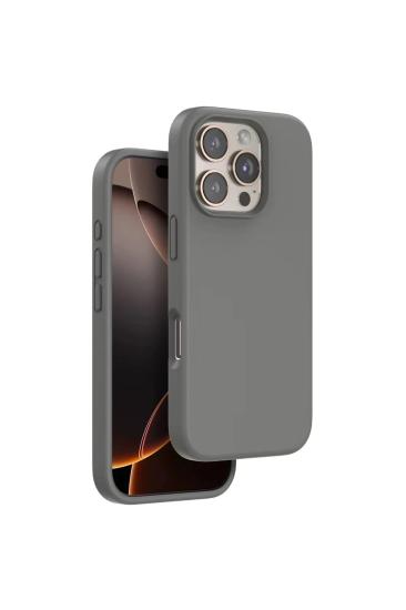 Mey İthalat®  iPhone 16 Pro Max Home Magsafe Kapak - Titan Gri