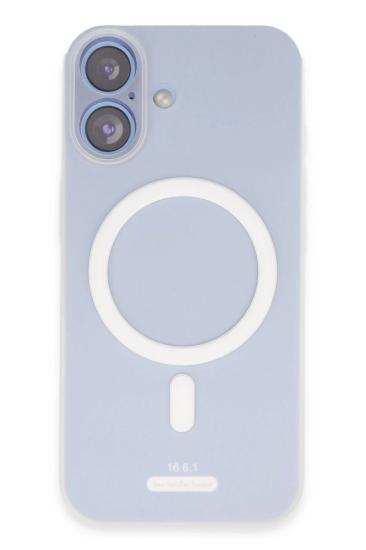 Mey İthalat®  iPhone 16 Sense Magsafe Kapak - Şeffaf