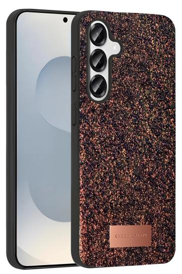 Mey İthalat®  Samsung Galaxy S25 Plus Bright Simli Kapak - Derin Mor