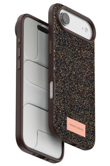 Mey İthalat®   iPhone 17 Air Bright Simli Kapak - Gold