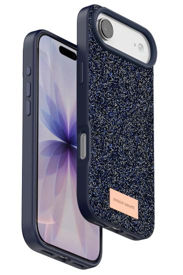 Mey İthalat®   iPhone 17 Air Bright Simli Kapak - Mavi