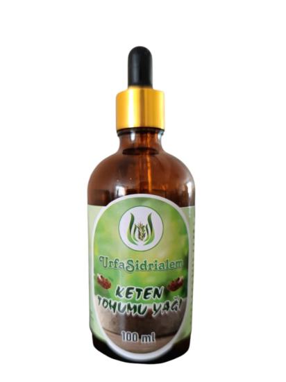 %100 Doğal Soğuk Sıkım Keten Tohumu Yağı – 100 Ml | Bitkisel Cilt Ve Saç Bakım Yağı