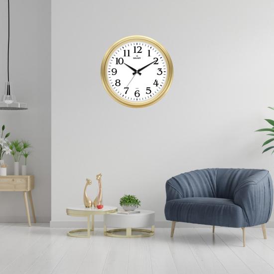 Gold 46 Cm Modern Duvar Saati