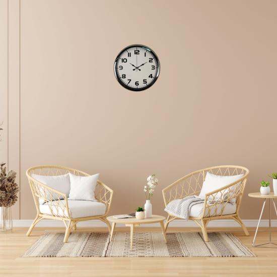 Krom Prime 40 Cm Metal Duvar Saati