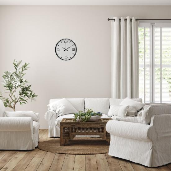 Soft Beyaz 36 Cm Dekoratif Duvar Saati