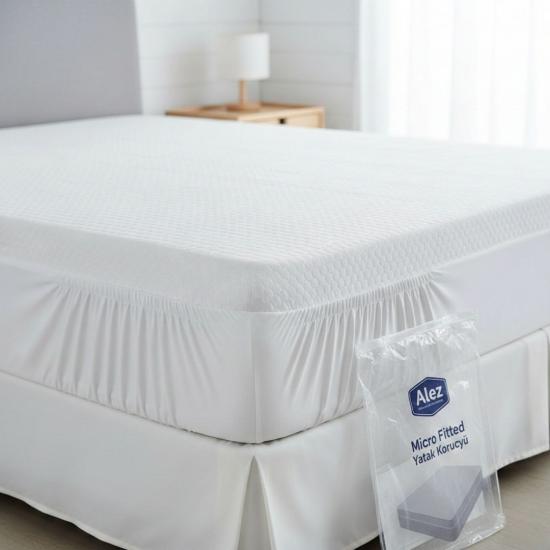 Alez Micro Fitted Yatak Koruyucu 160*200 Cm