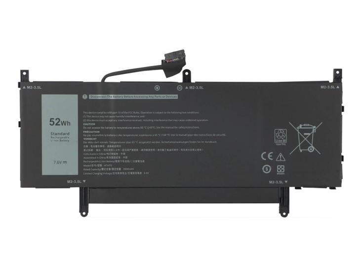 RETRO Dell Latitude 9510 Notebook Bataryası - Ver.1 - 4 Cell