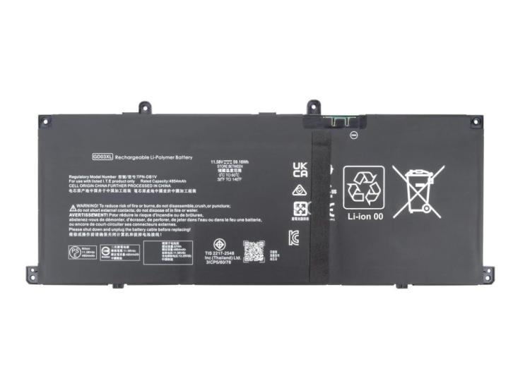 RETRO Hp Envy 14-fa0000 x360, GD03XL Notebook Bataryası