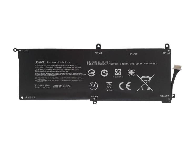 RETRO Hp Pro x2 612 G1, KK04XL Notebook Bataryası - Ver.2 (Tablet)