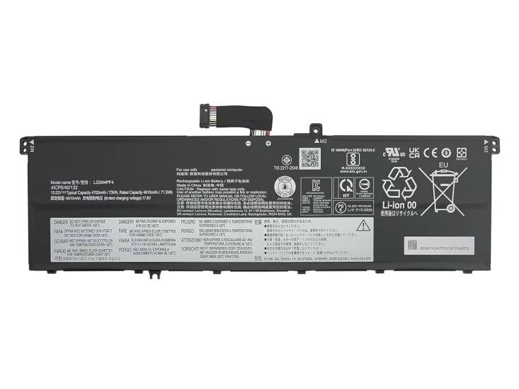 RETRO Lenovo L22M4PF4 Notebook Bataryası