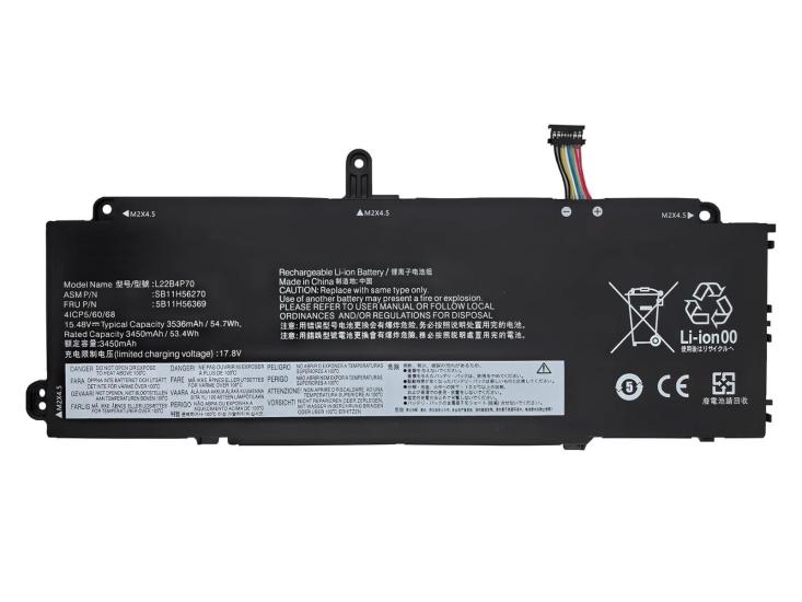RETRO Lenovo ThinkPad X13 Gen4, L22B4P70 Notebook Bataryası - 4 Cell