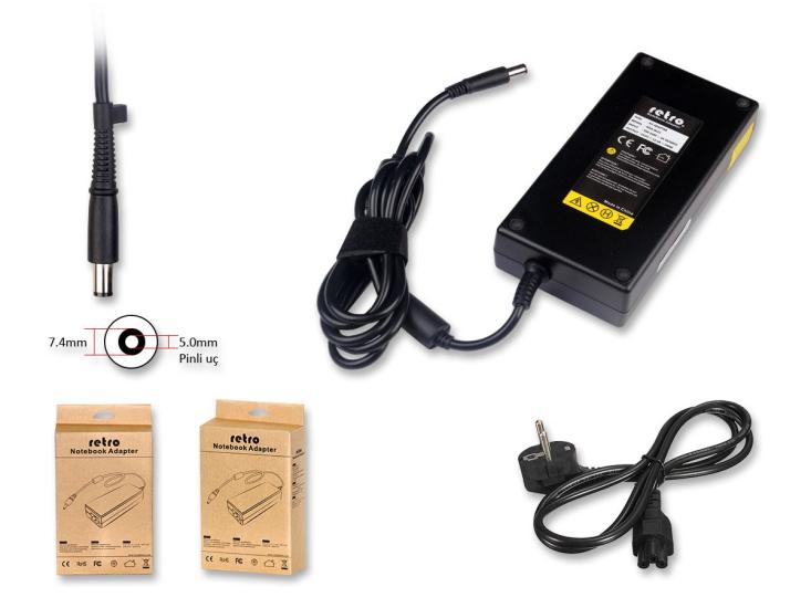 Sylar RETRO Dell 240W Pinli Uç Notebook Adaptör RNA-DL11