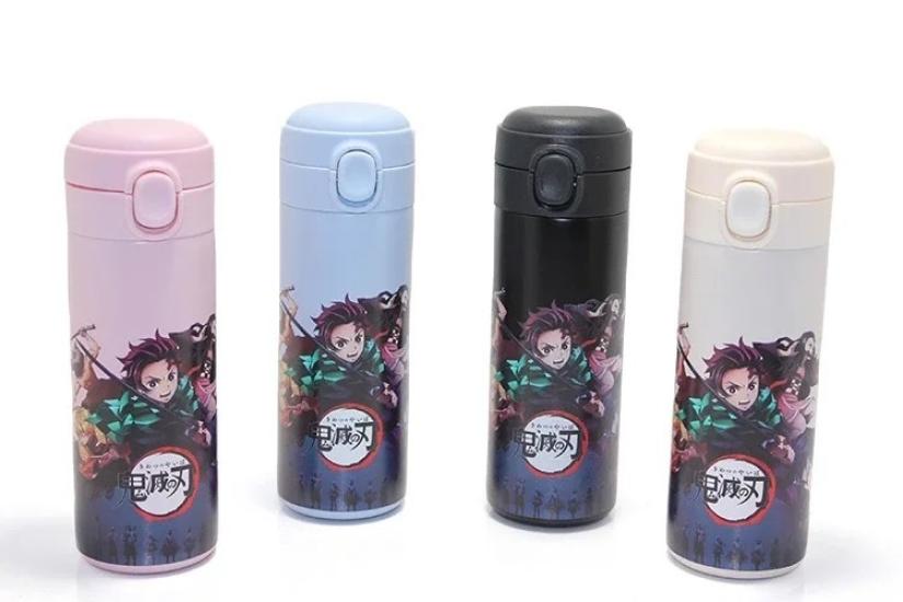 Anime Baskılı Çelik Termos 500 Ml - Isı Muhafazalı Sızdırmaz Matara