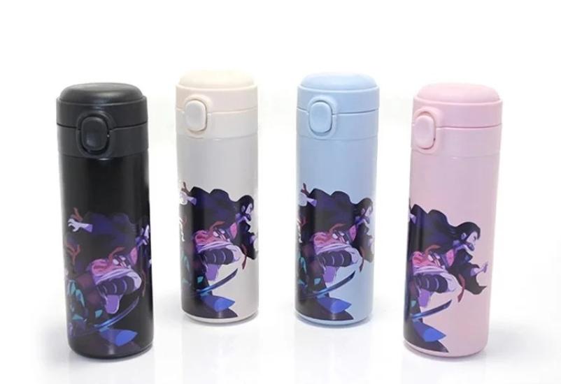 Anime Baskılı Çelik Termos 500 Ml - Sızdırmaz ve Isı Muhafazalı Matara