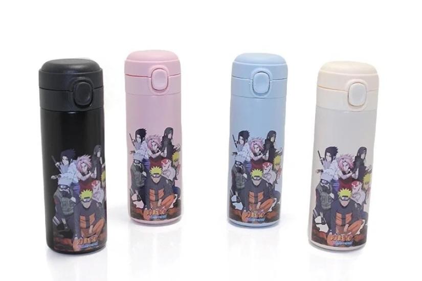 Anime Baskılı Çelik Termos 500 Ml - Isı Muhafazalı Şık ve Sızdırmaz Matara