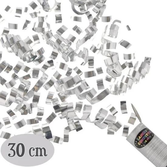 Gümüş Renk Konfeti 30 Cm | Düğün, Nişan ve Parti Eğlence Aksesuarı