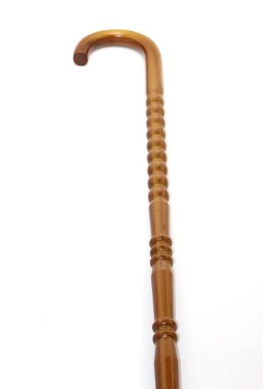 Ahşap Baston - 92 cm El İşçiliği Klasik Tasarım Sağlam Yürüyüş Desteği