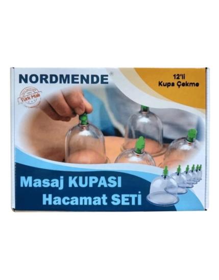 13’lü Hacamat Kupa Seti - Vakum Pompalı Profesyonel Masaj ve Terapi Seti