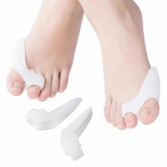 Silikon Makaralı Koruyucu - Halluks Valgus Gece ve Gündüz Parmak Ayırıcı 1 Çift