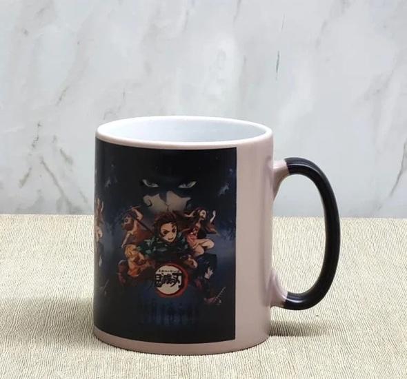 Porselen Renk Değiştiren Demon Slayer Kupa Bardak Aalk380