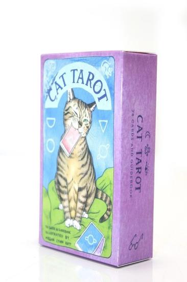 Cat (Kedi) Tarot Kartı Seti - Sevimli Kedi İllüstrasyonlu Rehber Tarot Destesi