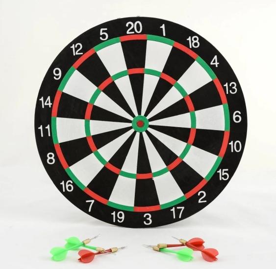 Duvara Asmalı Dart Oyunu - 28 cm Kompakt Eğlence ve Hedef Seti