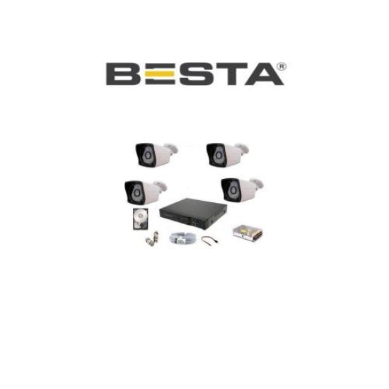 2mp 1080P 4 Kameralı Ahd Güvenlik Seti