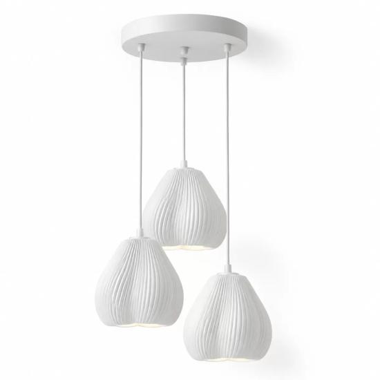 Lumi̇nera Salon Oturma Odasi Üçlü Sarkıt Avize – Salon Aydınlatması 70 Cm