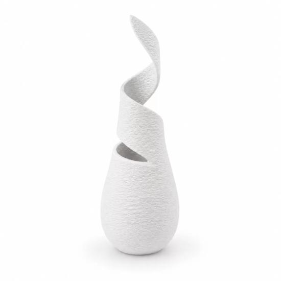 Sarmal Beton Dekorati̇f Vazo 3d Beyaz
