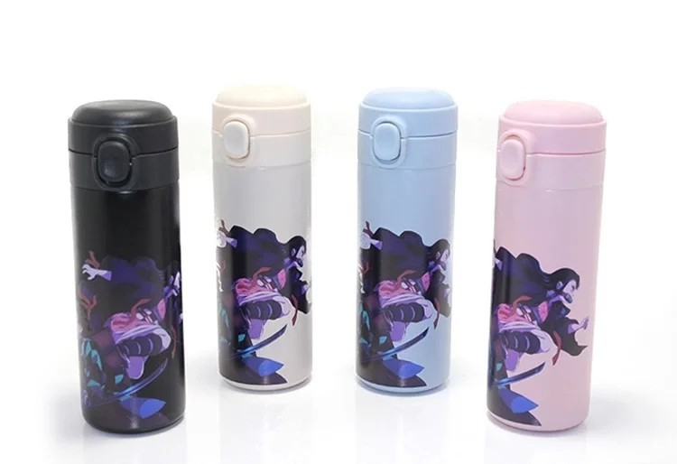 Anime Baskılı Çelik Termos 500 Ml - Sızdırmaz ve Isı Muhafazalı Matara