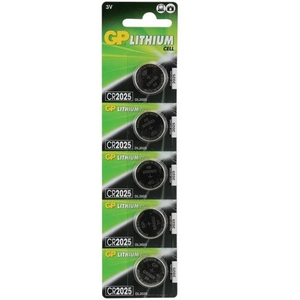 Gp Cr2025 3 V Lityum 5’li Para Pil