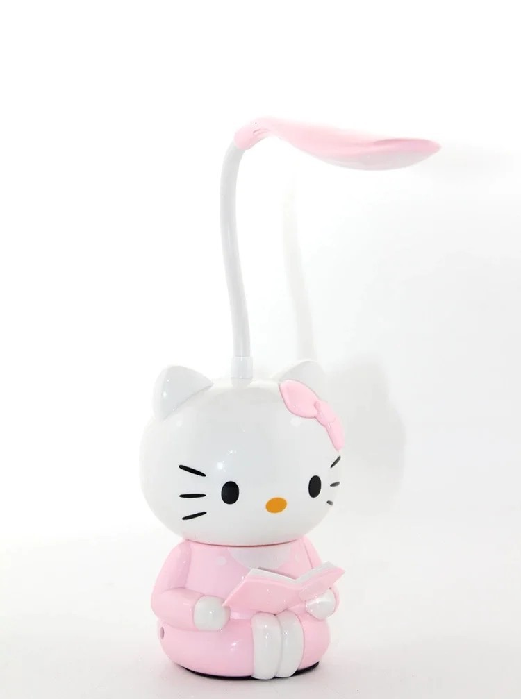 Hello Kitty Masa Lambası | 15x9 cm Dekoratif Çocuk Odası Gece Lambası