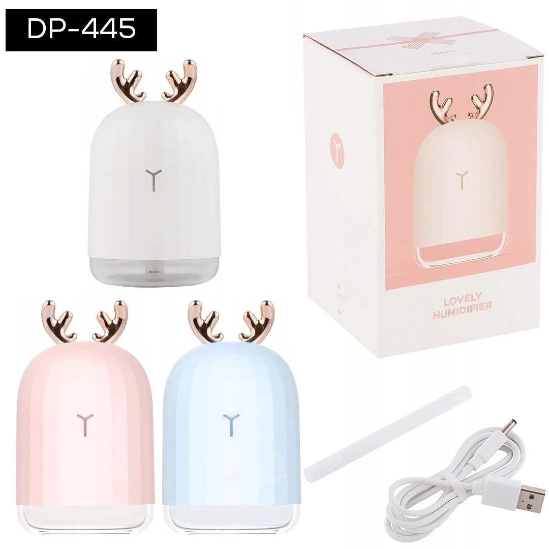 Dempower Geyik Hava Nemlendirici - 300 ml Renkli Gece Lambalı Humidifier