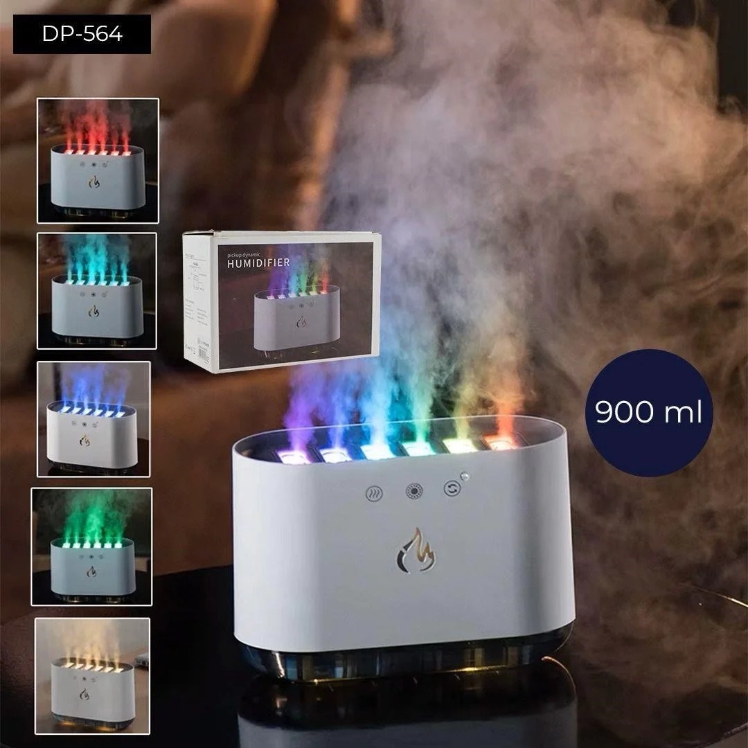 6 Başlıklı Ultrasonik Hava Nemlendirici - Büyük Kapasiteli Aroma Difüzörü