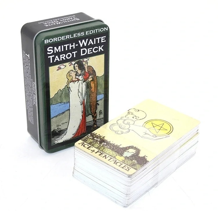 Smıth-waıte Metal Kutulu Tarot Kartı