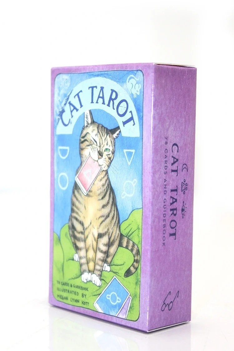 Cat (Kedi) Tarot Kartı Seti - Sevimli Kedi İllüstrasyonlu Rehber Tarot Destesi