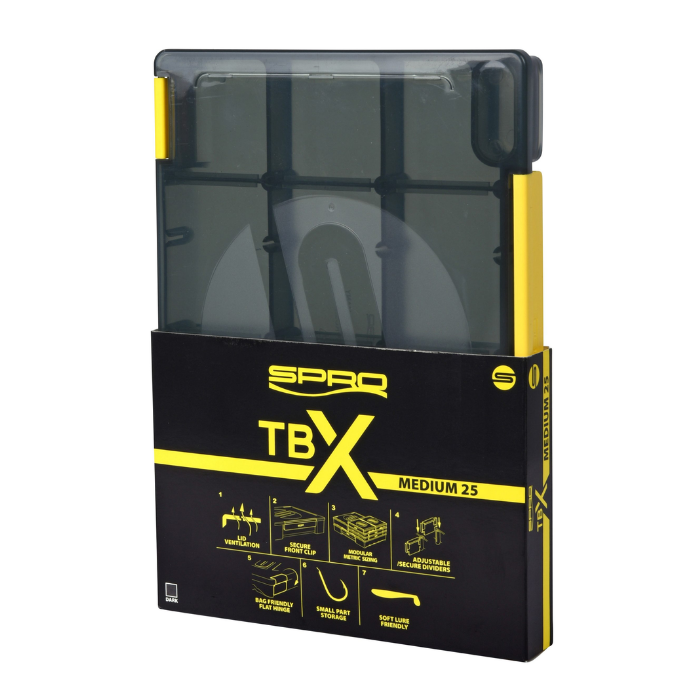 SPRO TBx25M 25x17,5x2,5CM Koyu Yem Kutusu