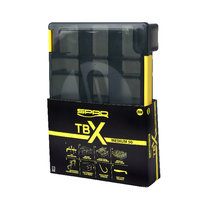 SPRO TBX50M Siyah 25x17,5x5CM Yem Kutusu