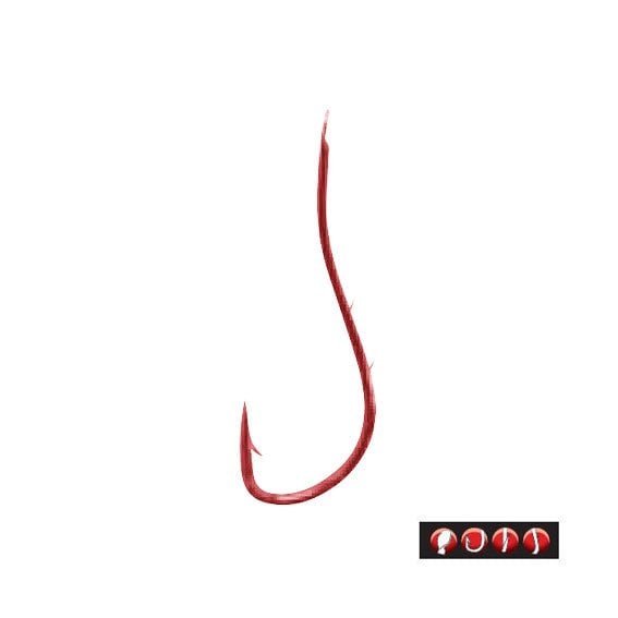 T.D. GAMAKATSU BKS-3120R Worm İğne Takımı 70 cm #6