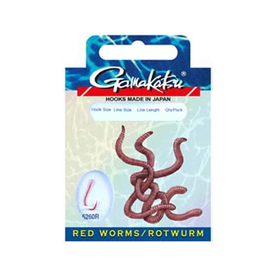 T.D. GAMAKATSU BKD-5260R Worm İğne Takımı 75 cm #6