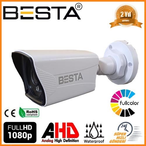 4 Kameralı Güvenlik Seti - 5mp Sony Lensli Full Hd Gece Renkli Görüşlü Güvenlik Kamerası Sistemi Cepten Izle