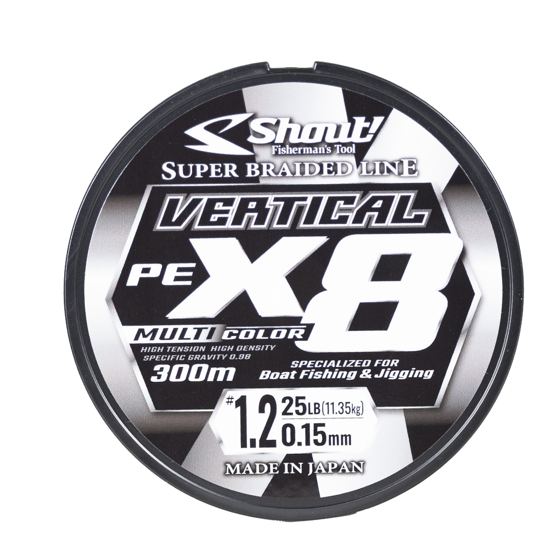 SHOUT VERTICAL X8 300M, MULTI COLOR İP MİSİNA