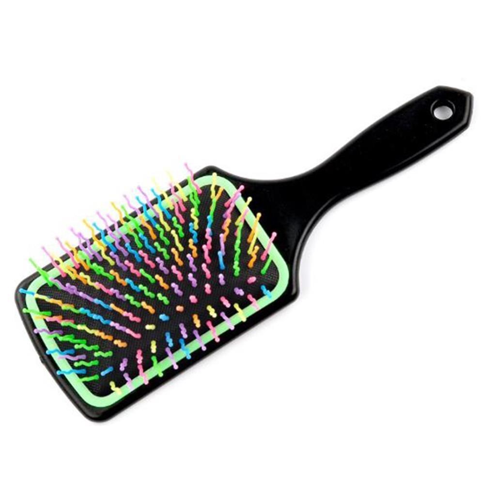 BUFFER® Saç Açıcı Pratik Renkli Uçlu Plastik Saç Fırçası Tarağı Ergonomik Tarak